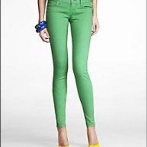 Express Green Jeggings